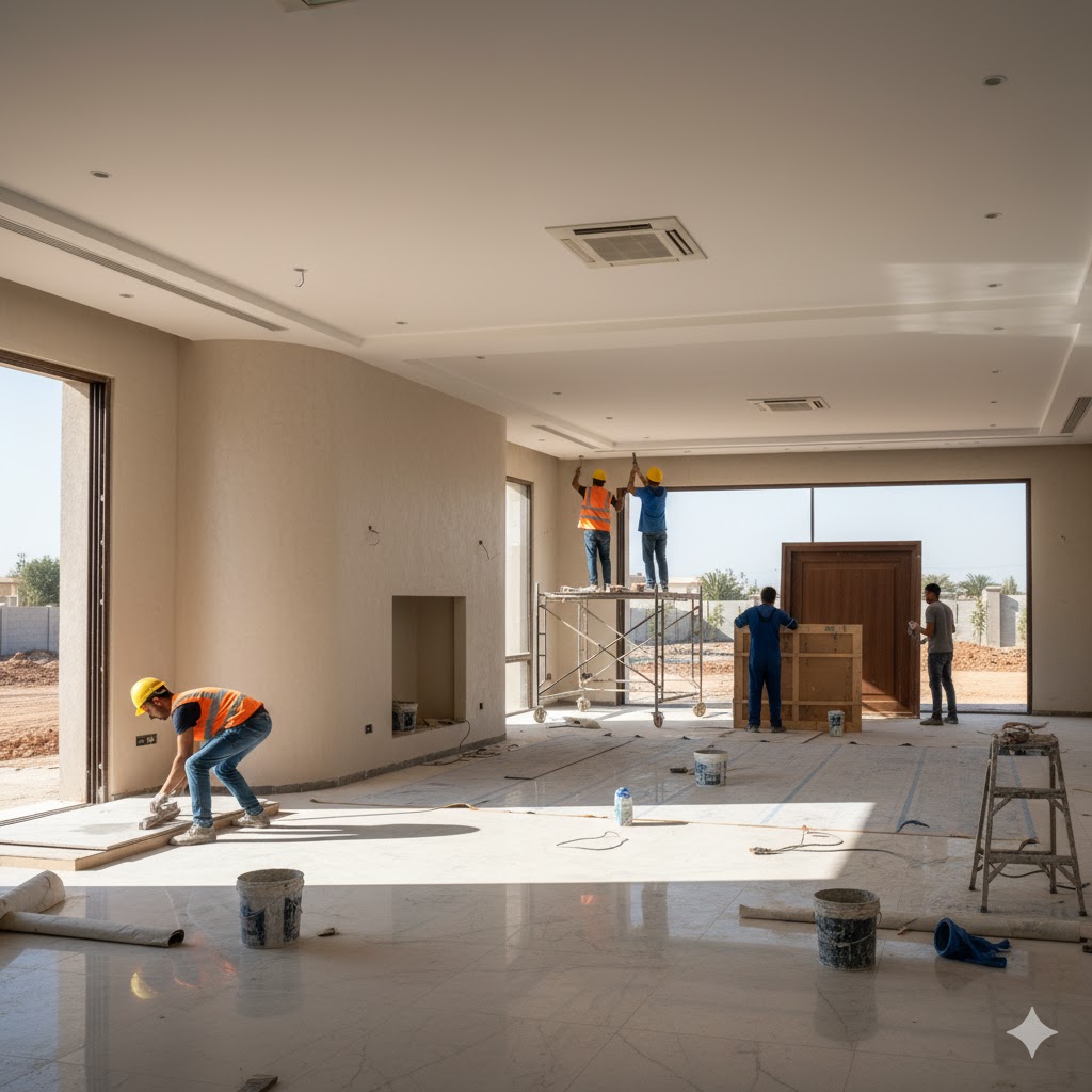 أعمال التشطيبات الداخلية